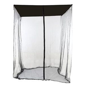 lixada outdoor swing chair mesh net ultra large mosquito net zipper closure netting curtain water resistant patio seater mesh canopy cover