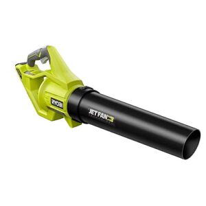 Ryobi RY40406BTL 40 Volt 110 MPH 500 CFM Cordless Jet Fan Leaf Blower 40V. Bare Tool (Battery and Charger NOT Included) … (Renewed)