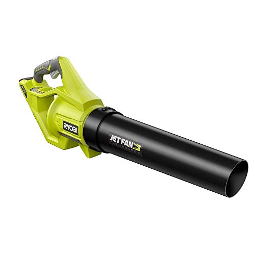 Ryobi RY40406BTL 40 Volt 110 MPH 500 CFM Cordless Jet Fan Leaf Blower 40V. Bare Tool (Battery and Charger NOT Included) … (Renewed)