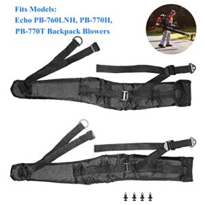 AILEETE P021046660 Harness Strap Kit for Echo PB-760LNH PB-770H PB-770T Backpack Blower Straps P021046661 P021046662 P021046663