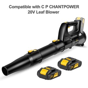 C P CHANTPOWER 20V Battery Pack for Cordless Leaf Blower CHP08/CHP222