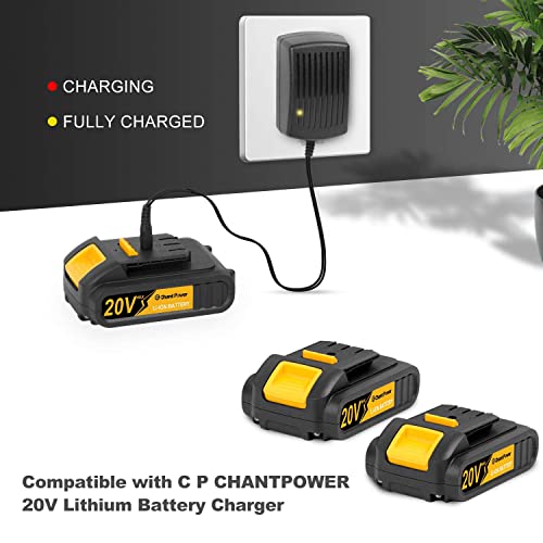 C P CHANTPOWER 20V Battery Pack for Cordless Leaf Blower CHP08/CHP222