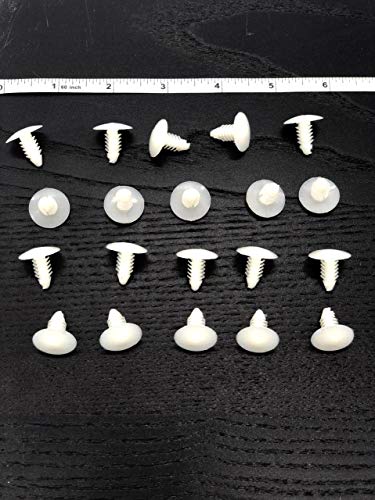 100 pcs Medium Multi-Gauge Rivet 3/16" or 7/32" Hole Patio Strapping Fasteners Webbing Lawn Chair Lounge (White)