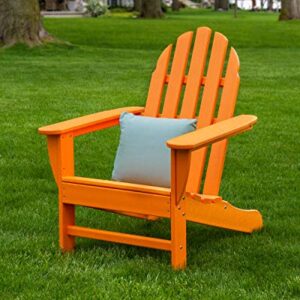 POLYWOOD AD4030WH Classic Outdoor Adirondack Chair, White