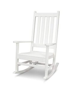 polywood® vineyard porch rocking chair (white)