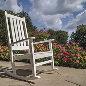POLYWOOD® Vineyard Porch Rocking Chair (White)