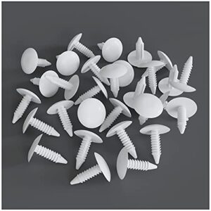 Medium Multi-Gauge Strapping Rivets Fasteners 3/4" Length for Patio Lounge Chair Repair 30 Pack (White)