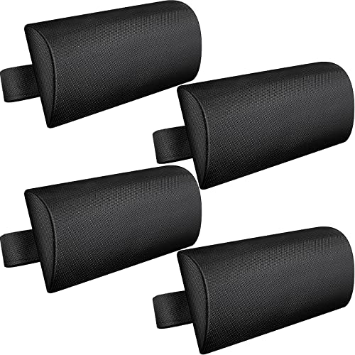 4 Pcs Zero Gravity Chair Pillow Replacement Universal Headrest Beach Chair Pillow with Elastic Band Removable Padded Cushion for Zero Gravity Lounge Folding Chair Recliner Head Neck Lumbar Support