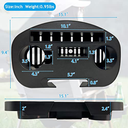 Stouydsu Zero Gravity Chair Tray, Upgraded Durable Cup Holder for Zero Gravity Lounge Chair Beach Recliner, Clip On Chair Table/Tray for iPhone/iPad/Cellphone/Water Cups/Books