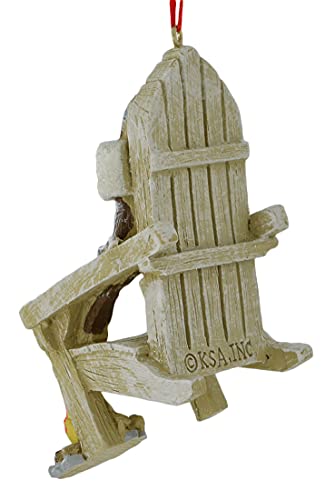 Kurt S. Adler Adirondack Chair and Smores Ornament A1802 New