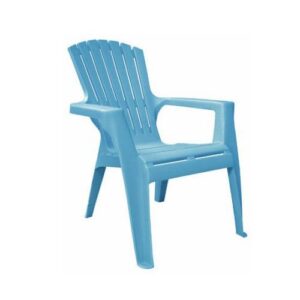 adams 8460-21-3731 kid’s adirondack stacking chair, pool blue