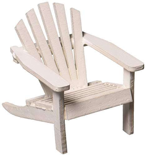 Timeless Minis JCD9190-564 Mini Adirondack Wood Chair White