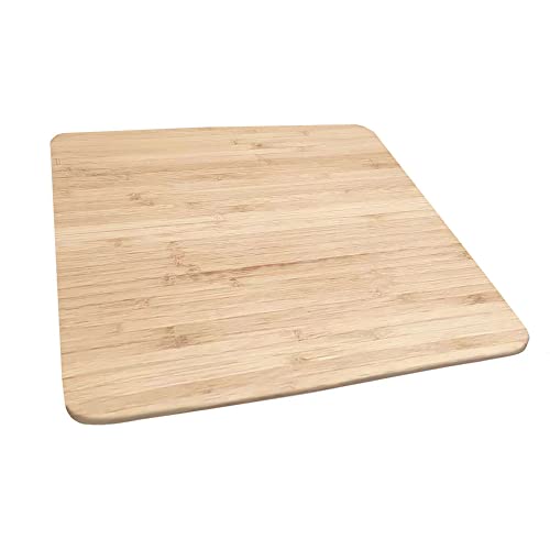 CESGFC Wood Plank Square Table Cove, Wood Plank Texture Print, Elastic Edge, Suitable for Kitchen Party Picnic, Fit for 40"x40" Square Table