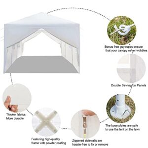 10'x30' Outdoor Canopy Party Wedding Tent White Pavilion 8 Removable Walls -8