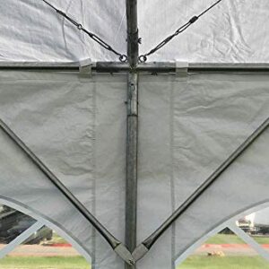 Delta 40'x20' PE Marquee - Heavy Duty Large Party Wedding Canopy Tent Gazebo Shelter w Storage Bags Canopies