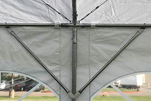 Delta 40'x20' PE Marquee - Heavy Duty Large Party Wedding Canopy Tent Gazebo Shelter w Storage Bags Canopies