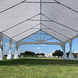 Delta 40'x20' PE Marquee - Heavy Duty Large Party Wedding Canopy Tent Gazebo Shelter w Storage Bags Canopies