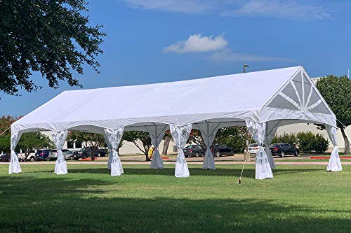 Delta 40'x20' PE Marquee - Heavy Duty Large Party Wedding Canopy Tent Gazebo Shelter w Storage Bags Canopies