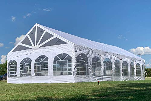 Delta 40'x20' PE Marquee - Heavy Duty Large Party Wedding Canopy Tent Gazebo Shelter w Storage Bags Canopies