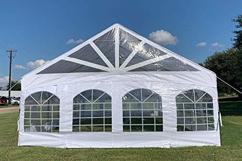 Delta 40'x20' PE Marquee - Heavy Duty Large Party Wedding Canopy Tent Gazebo Shelter w Storage Bags Canopies