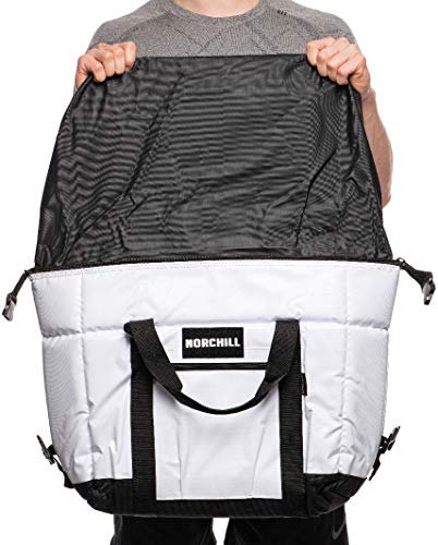 NorChill Soft Coolers 24 Can Insulated Marine Boatbag Soft Sided Cooler, White