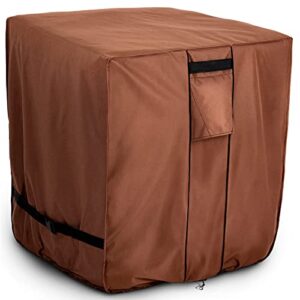 cosfly air conditioner cover for outside units, ac covers for outdoor heavy duty -square fits up to 38 x 38 x 40 inches