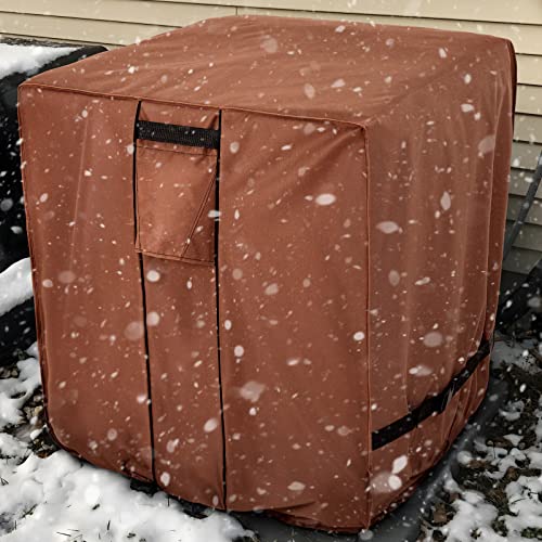 COSFLY Air Conditioner Cover for Outside Units, AC Covers for Outdoor Heavy Duty -Square Fits up to 38 x 38 x 40 Inches