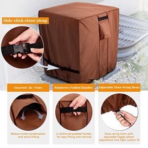 COSFLY Air Conditioner Cover for Outside Units, AC Covers for Outdoor Heavy Duty -Square Fits up to 38 x 38 x 40 Inches