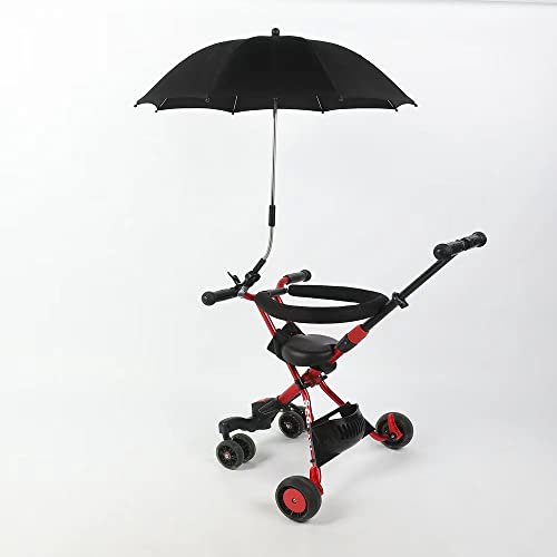 Umbrella for Strollers, Umbrella for Beach Chairs, Umbrella for Parasols (BLACK)