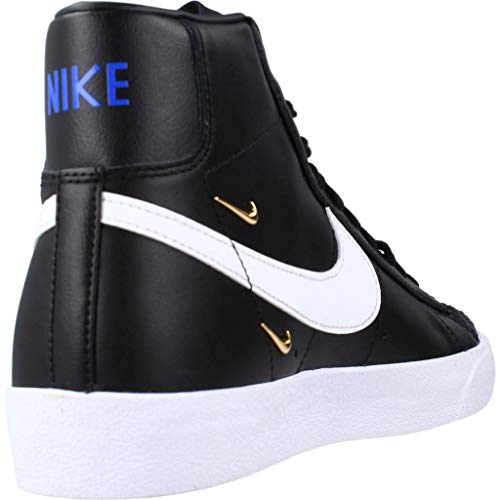 Nike Women's MID '77 SE Casual Shoes Blazer, Black/White/Hypr Royal, 6.5