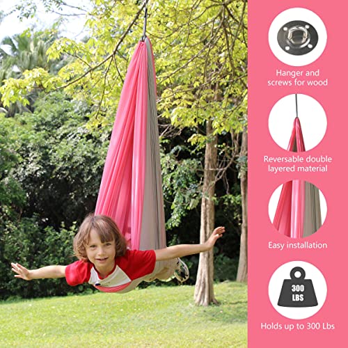 Indoor Sensory Swing for Kids, Therapy Swing for Kids with Special Needs | Autism Sensory Needs | Kids Sensory Hammock, Holds up to 300lbs