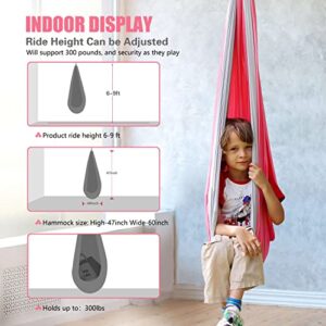 Indoor Sensory Swing for Kids, Therapy Swing for Kids with Special Needs | Autism Sensory Needs | Kids Sensory Hammock, Holds up to 300lbs