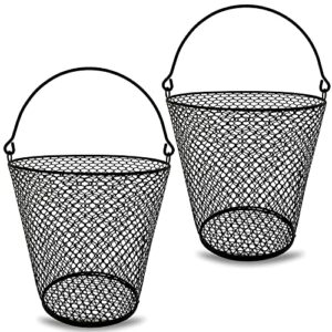 re goods chicken wire basket with handle (2 pack) – ideal for golf , gardening , home organization , and eggs