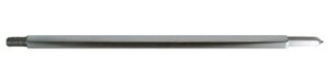 onegrill 45 inch x 1/2 inch hexagon chrome steel rotisserie spit rod w/ 5/16 inch square drive end – grills up to 38 inches wide.