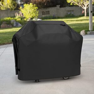 Unicook Grill Cover 55 Inch, New Version Heavy Duty Waterproof BBQ Cover, All Weather Resistant Shell with Rip-Proof Lining, Durable BBQ Grill Cover, Compatible with Weber Char-Broil Grills and More