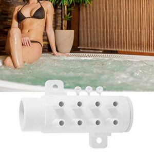 Yosoo Plumbing Manifold Water Separator, Spa Hot Spring Tub PVC Water Pipe 8 Port Plumbing Manifold for Bathtub