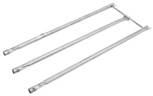 gassaf burner tube set replacement for weber 67820 67722, genesis 300 series e310 e320 ep310 ep320 s310 s320 (2007-2010)with side control knobs, 34-1/4 inch 304 stainless steel durable burner