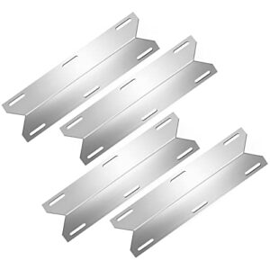 boloda 4pack stainless steel grill heat plate heat shield tent relacement parts for charmglow 720-0304, 720-0396,kirkland 720-0433,nexgrill 720-0304, permasteel pg-50400-s gas grill models(17 5/16″)