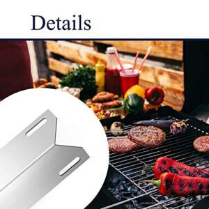 Boloda 4Pack Stainless Steel Grill Heat Plate Heat Shield Tent Relacement Parts for Charmglow 720-0304, 720-0396,Kirkland 720-0433,Nexgrill 720-0304, Permasteel PG-50400-S Gas Grill Models(17 5/16")