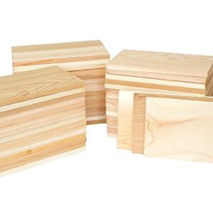 Case of 50 Small 3.5x7" Cedar Grilling Planks Plate Size - Restaurant Quantity