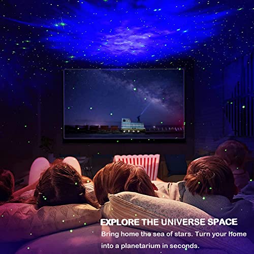 Star Projector Galaxy Night Light, Tiktok Astronaut Space Projector, Starry Nebula Ceiling LED Lamp with Timer and Remote, Kids Room Decor Aesthetic, Gifts for Christmas, Birthdays, Valentine's Day