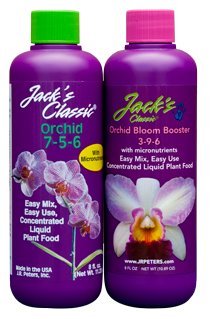 Jack's Orchid Liquid 8oz Grow 7-5-6 & Orchid Bloom 3-9-6