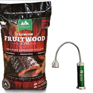 Green Mountain Grills Fruitwood Blend Pellets with Free Grill Light GMG-2003