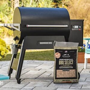 Traeger Grills BBQ Select 100% All-Natural Wood Pellets for Smokers and Pellet Grills, BBQ, Bake, Roast, and Grill, 30 lb. Bag