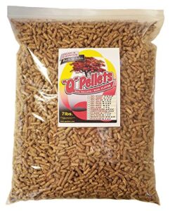 q pellets bbq smoker pellets – 100% red oak – 7 lb. sample bag
