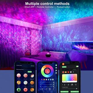 YETHKE Star Projector Galaxy Night Light Projector for Kids Adults, with WiFi Smart App Control and Bluetooth Music Speaker, Remote Control, Galaxy Projector for Bedroom/Decoration/Birthday/Party