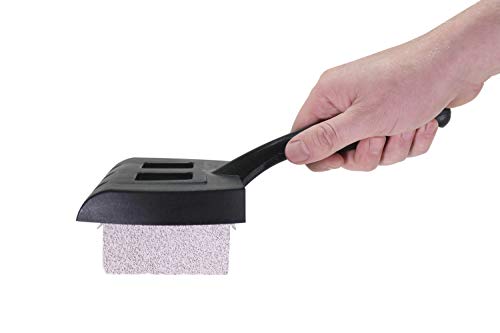 Tamwell 4 Grill Griddle Pumice Stone Cleaning Bricks Complete with Handle Suitable for BBQ, Kitchen and Household Cleaning