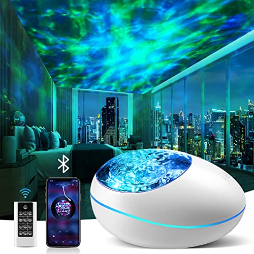 Galaxy Light Projector for Bedroom, White Noise Star Projector Light,Remote Led Galaxy Light Ceiling Projector,Bluetooth Music Galaxy Projector Night Light for Kids,Galaxy Night Light for Kids Gifts