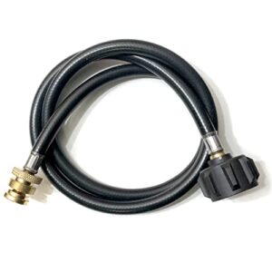ignik adapter hose for refillable propane tanks, 4-foot