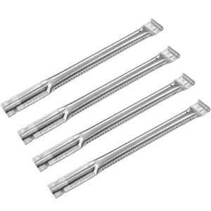 yiham kb890 gas grill replacement parts tube burner for charbroil, kenmore, members mark 720-0691a, duro 740-3003-bi, kirkland 720-0439, master chef, nexgrill, 14 3/8 inch, set of 4